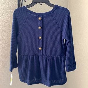 Navy Blue Girl’s Medium Top